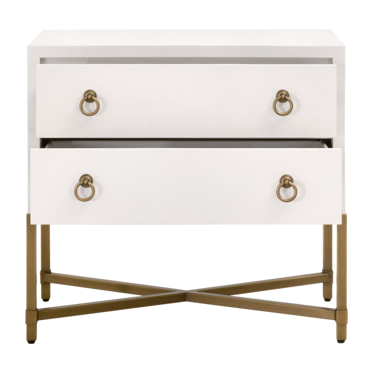 Strand Shagreen 2-drawer Nightstand from Essentials For Living - Luna Furniture