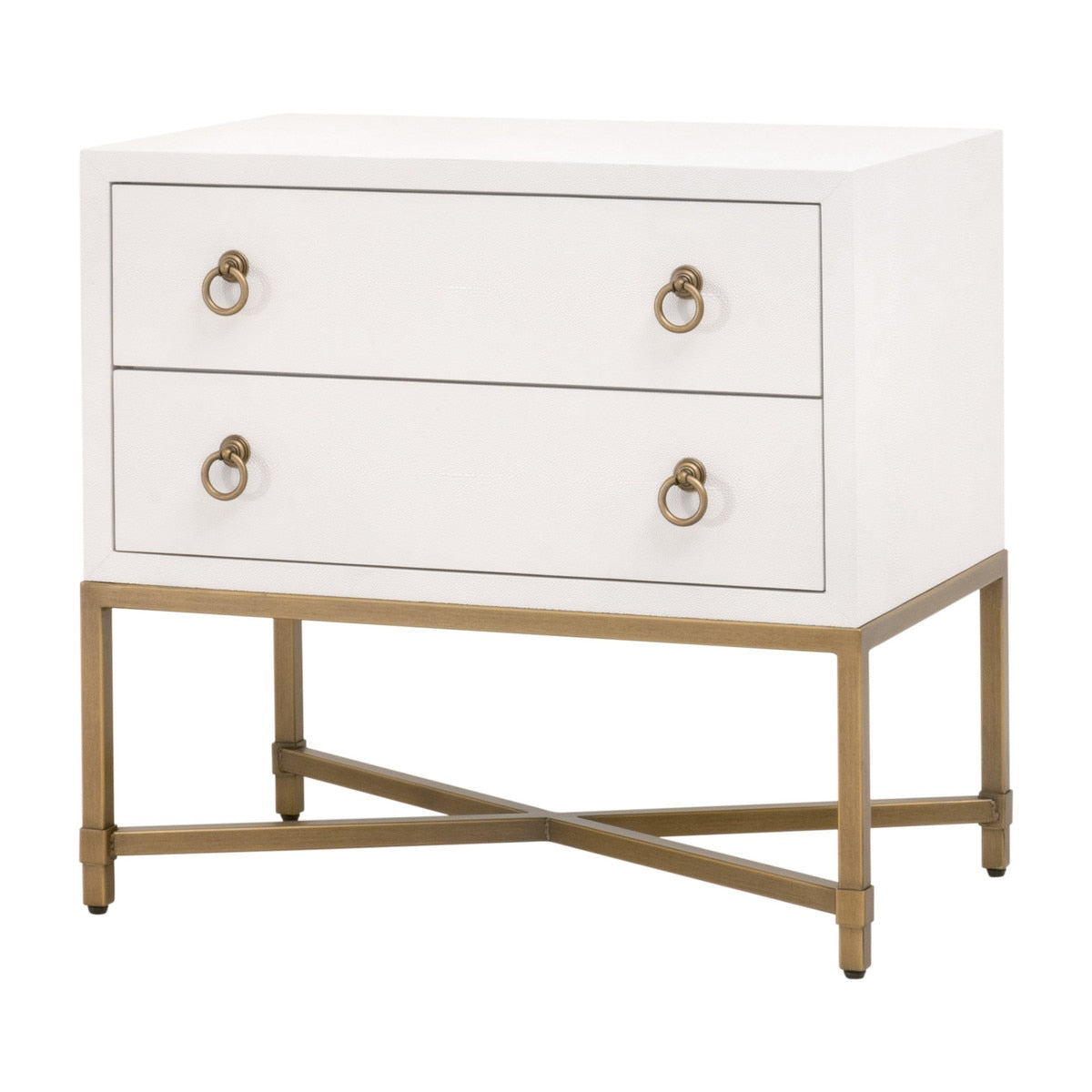 Strand Shagreen 2-drawer Nightstand from Essentials For Living - Luna Furniture