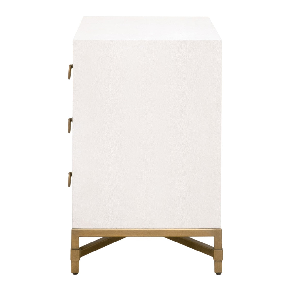 Strand Shagreen 3-drawer Nightstand from Essentials For Living - Luna Furniture