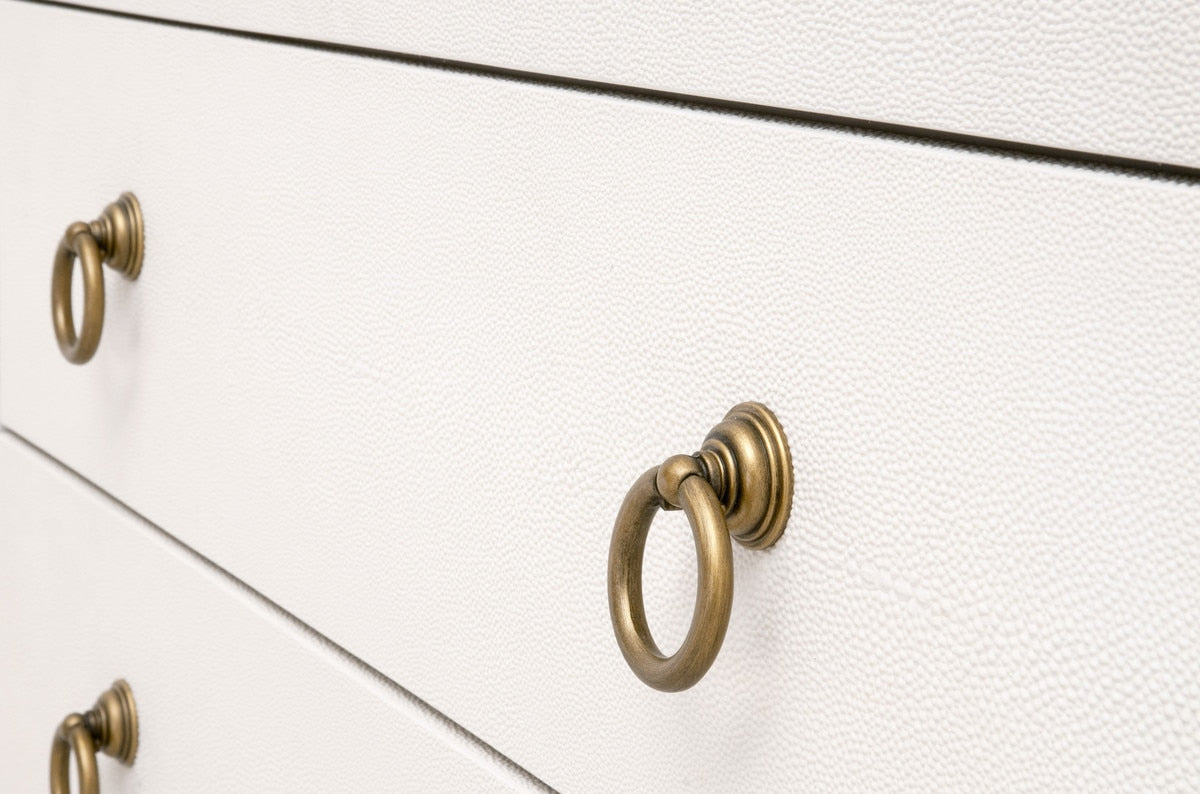 Strand Shagreen 3-drawer Nightstand from Essentials For Living - Luna Furniture