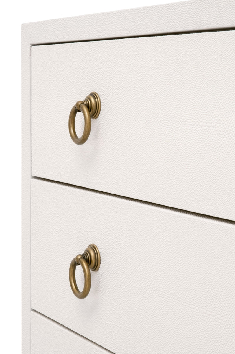 Strand Shagreen 3-drawer Nightstand from Essentials For Living - Luna Furniture
