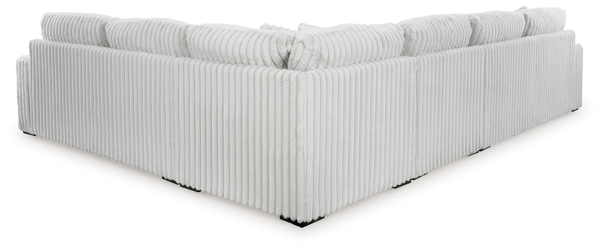 Stupendous Alloy 4-Piece Sectional with Ottoman from Ashley Furniture - Luna Furniture
