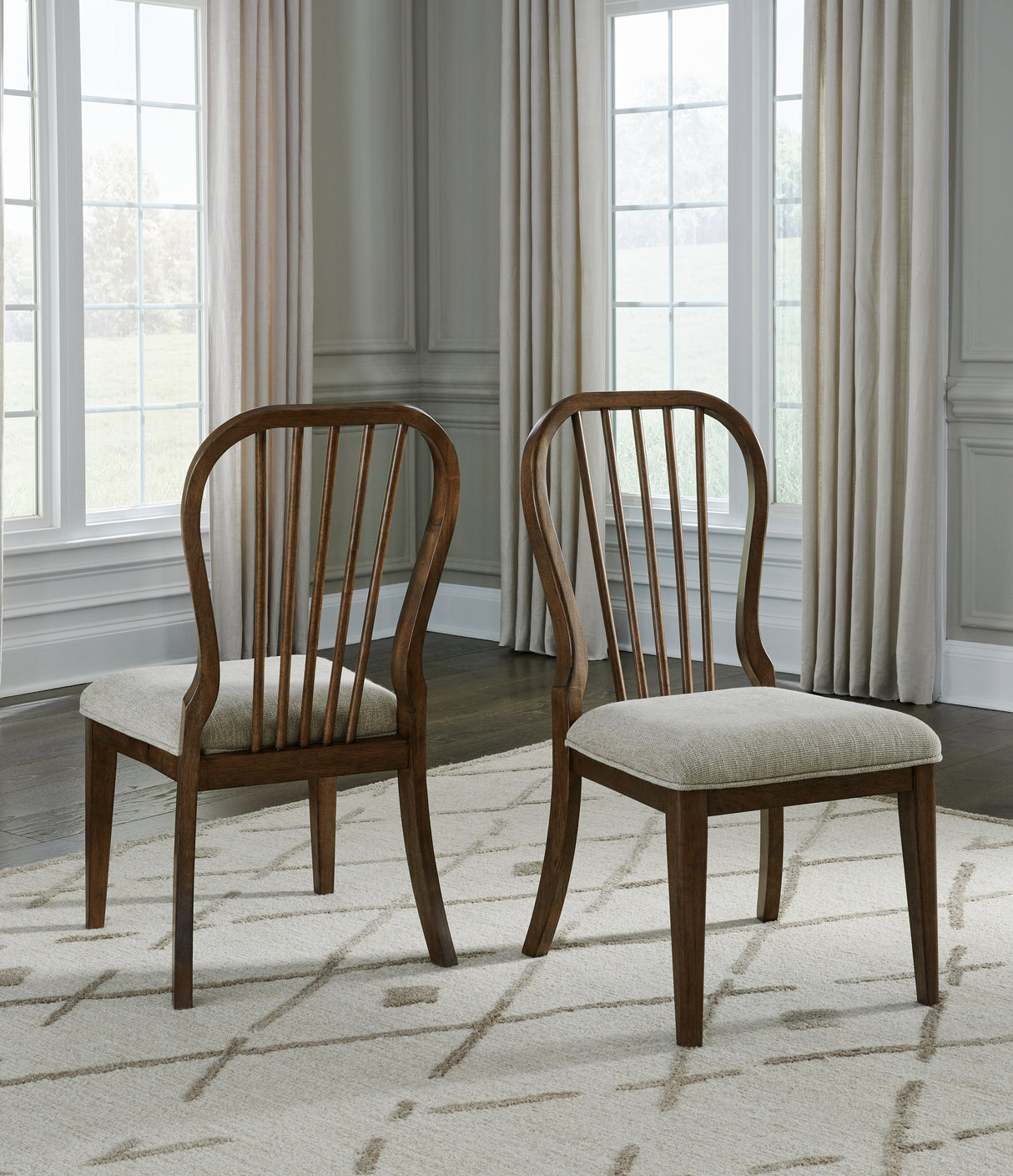 Sturlayne Brown Dining Chair (Set of 2) from Ashley - Luna Furniture
