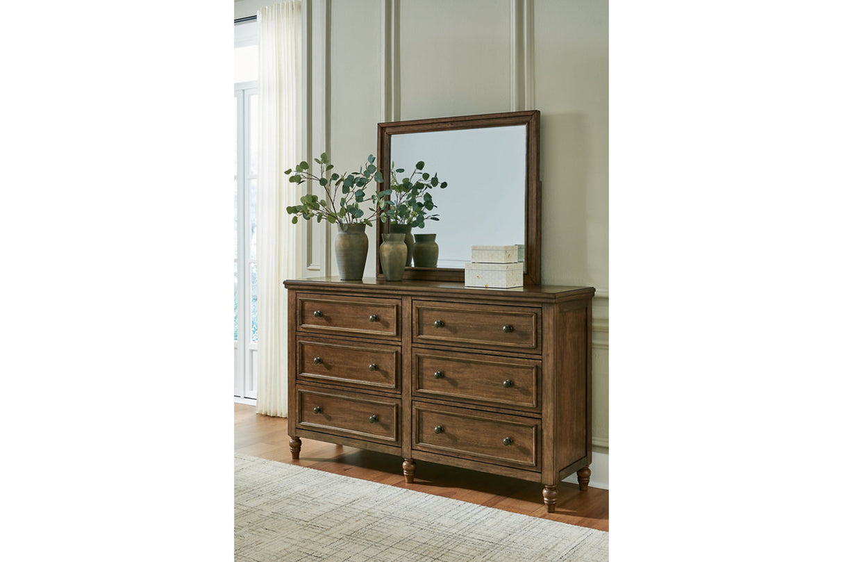 Sturlayne Brown Dresser and Mirror from Ashley - Luna Furniture