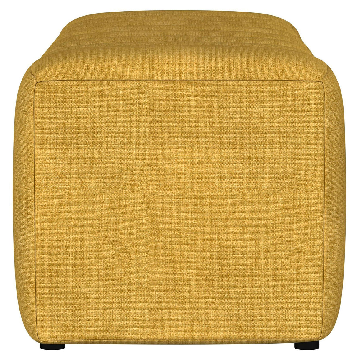 Summer Mustard Yellow Upholstered Channel Tufted Accent Bench from Coaster - Luna Furniture