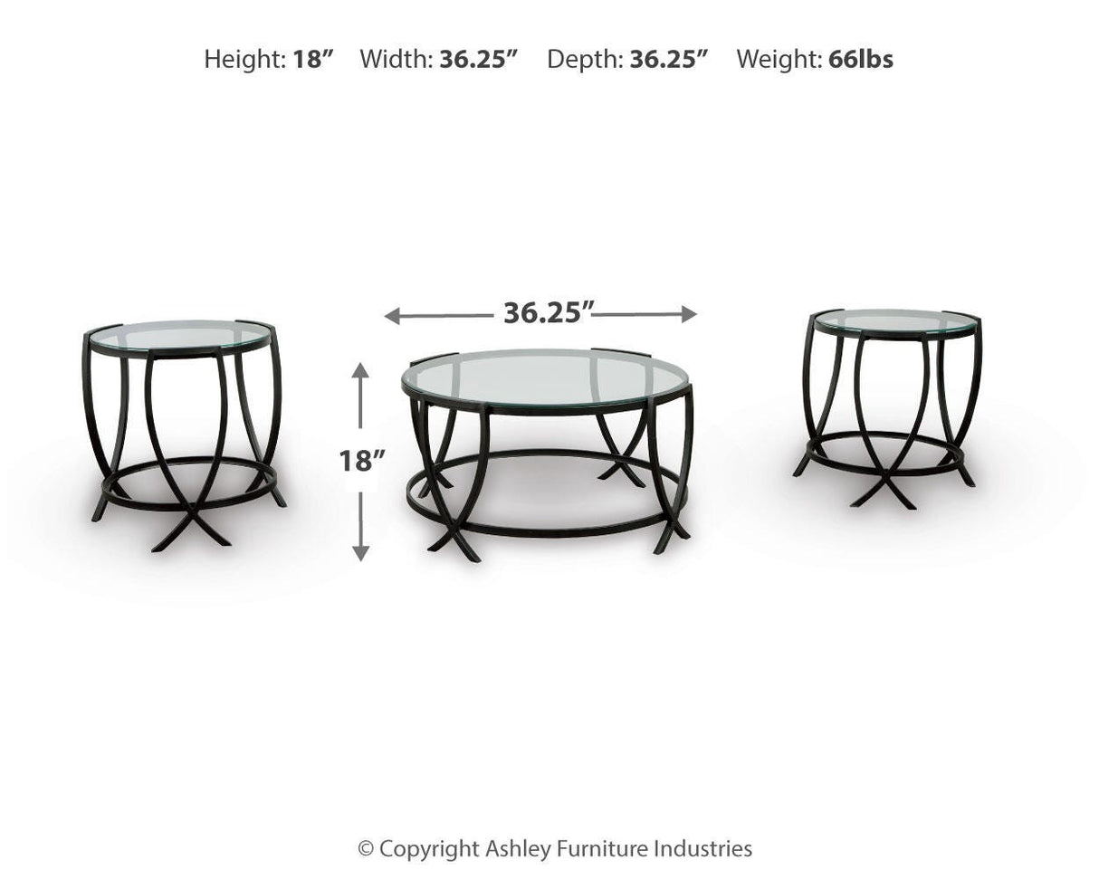 Tarrin Black Table from Ashley - Luna Furniture