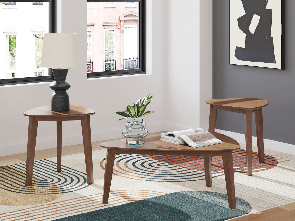 Lyncott Brown Table (Set of 3) from Ashley - Luna Furniture