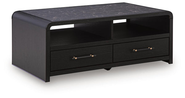 Clanden Black Coffee Table