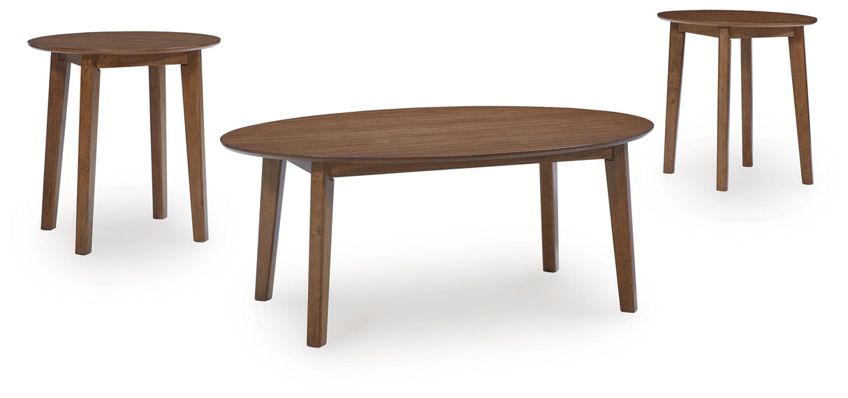 Gordonay Brown Table (Set of 3) from Ashley Furniture - Luna Furniture