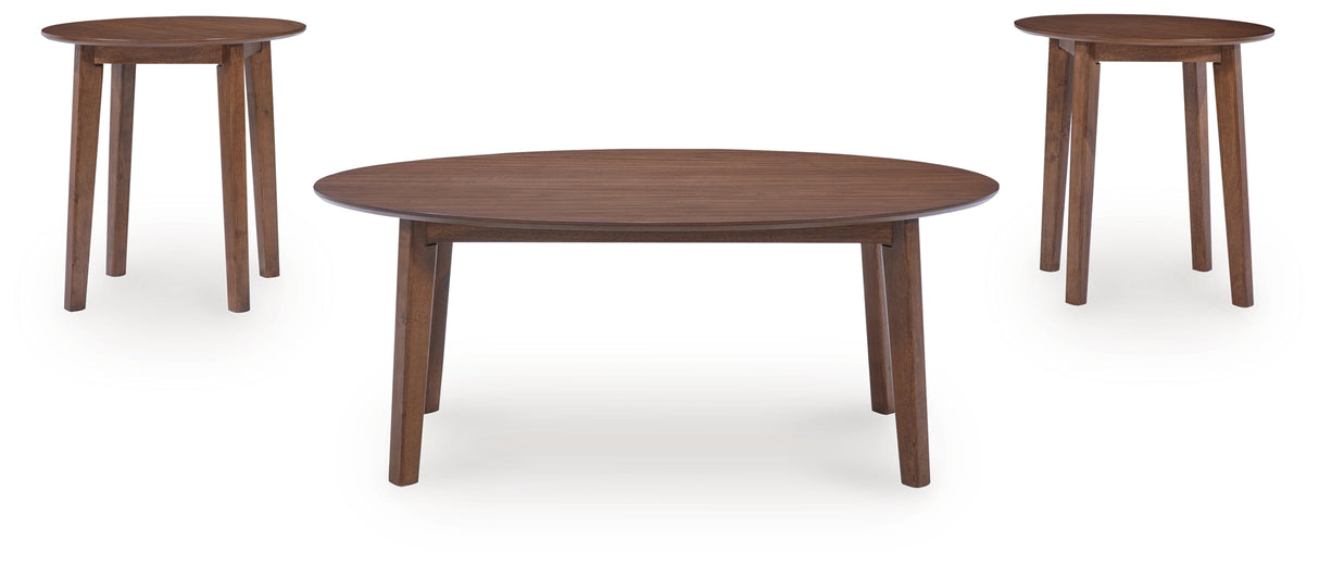 Gordonay Brown Table (Set of 3) from Ashley Furniture - Luna Furniture