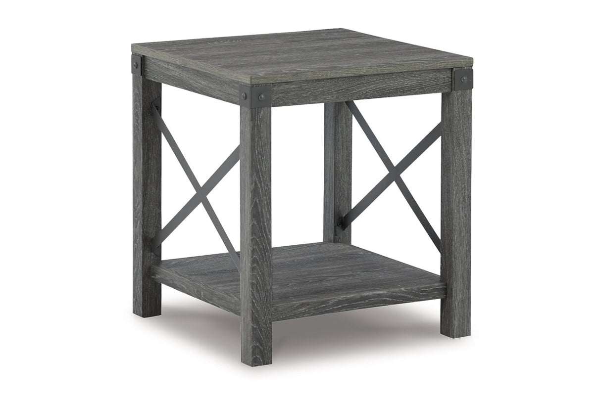 Freedan Grayish Brown Coffee Table and 2 End Tables from Ashley - Luna Furniture