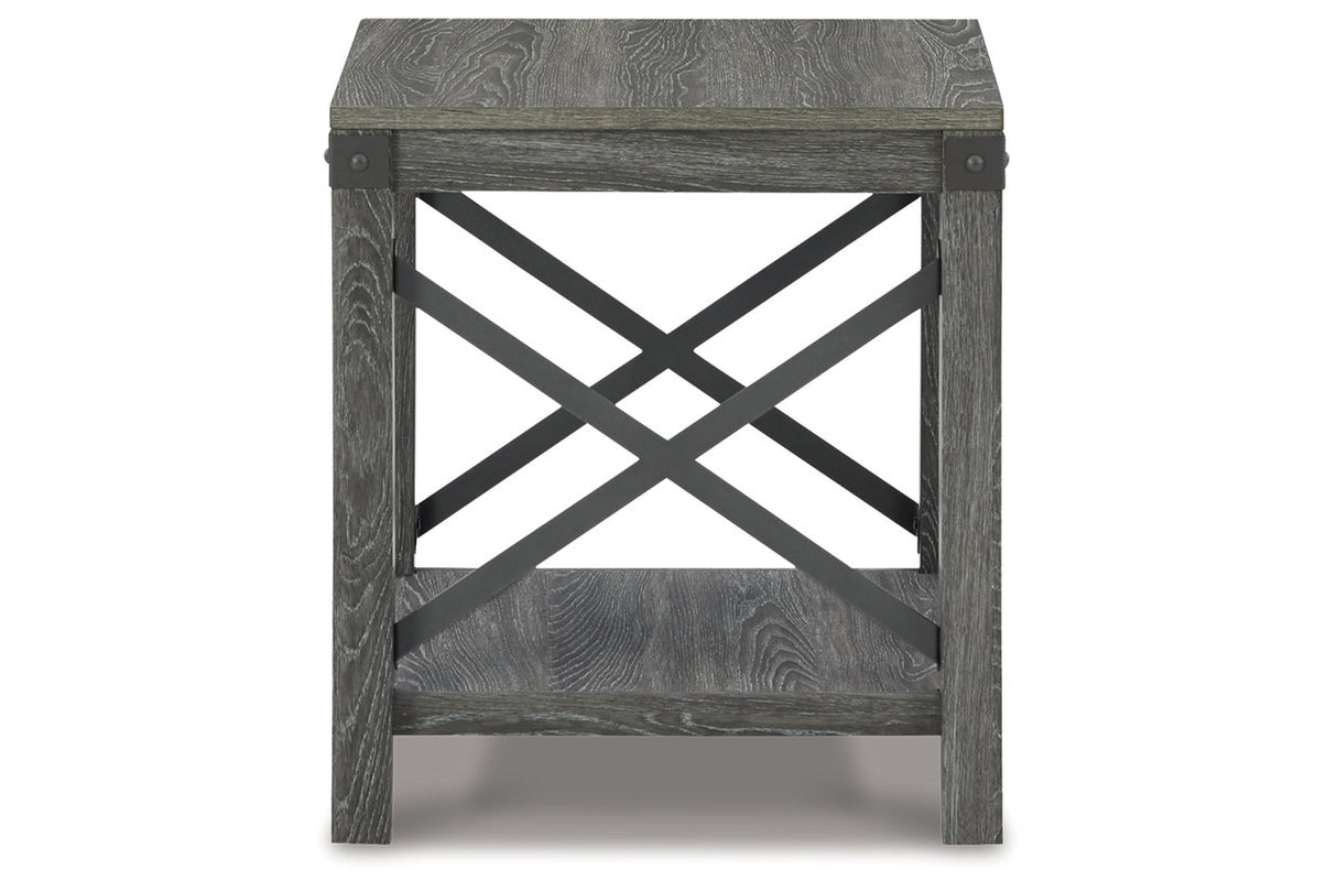 Freedan Grayish Brown Lift-top Coffee Table, 2 End Tables and Console from Ashley - Luna Furniture