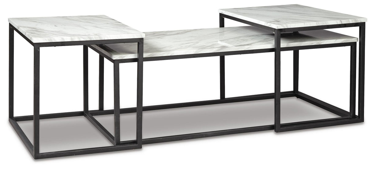 Donnesta Gray/Black Table from Ashley Furniture - Luna Furniture