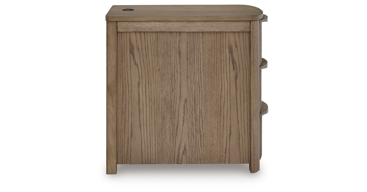 Camdill Light Brown Chairside End Table from Ashley - Luna Furniture