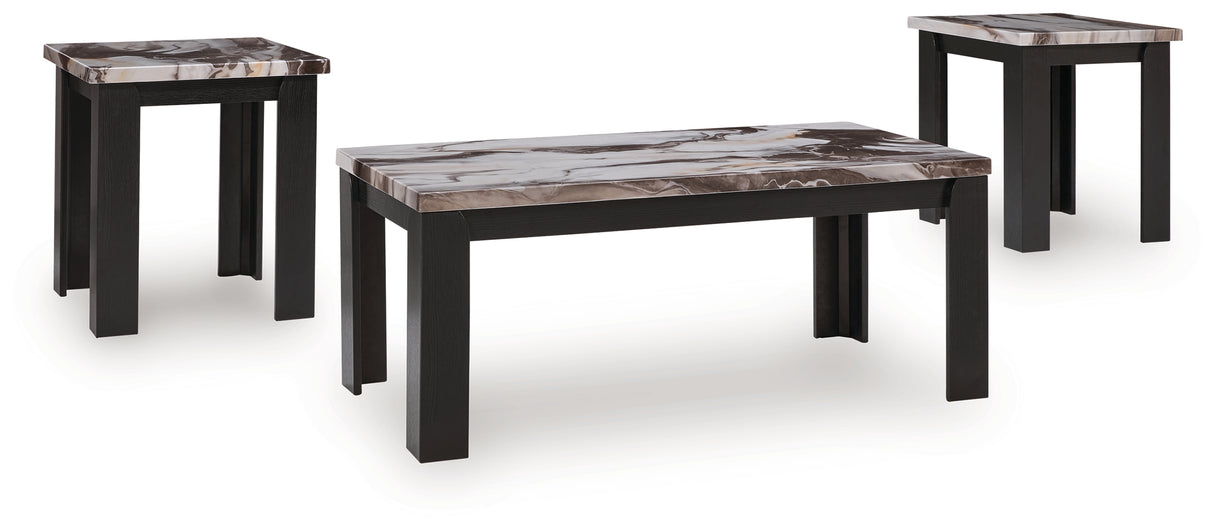 Jazmore Dark Brown Table (Set of 3) from Ashley - Luna Furniture