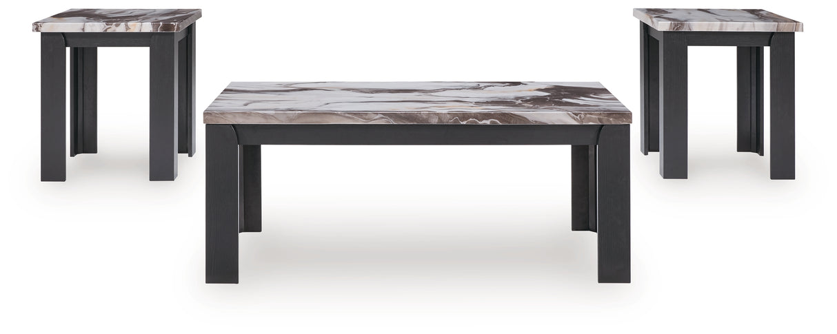 Jazmore Dark Brown Table (Set of 3) from Ashley - Luna Furniture