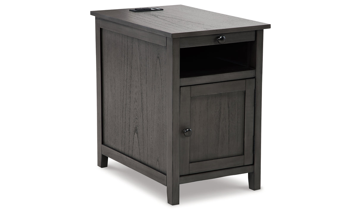 Treytown Gray Chairside End Table from Ashley Furniture - Luna Furniture