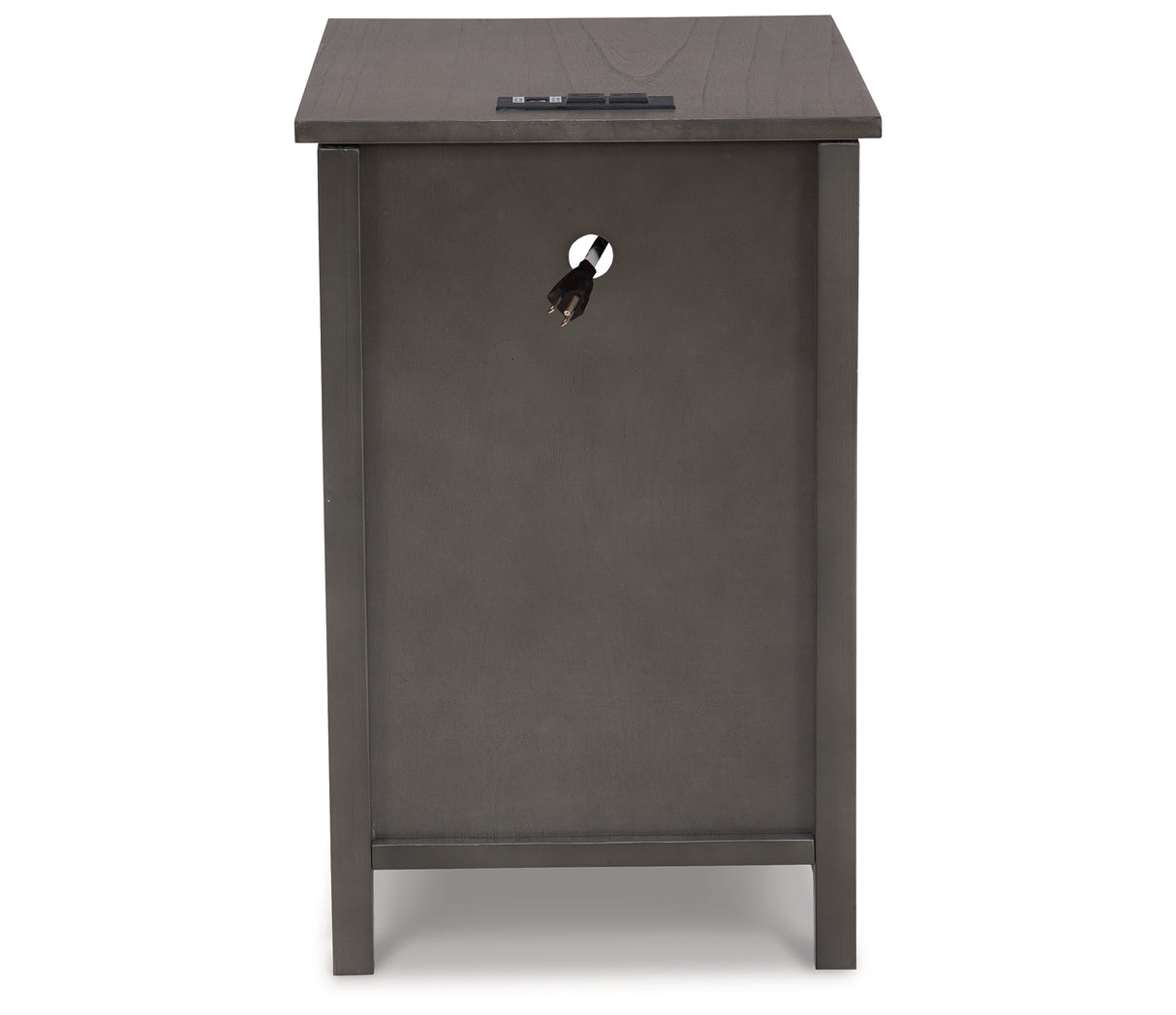 Treytown Gray Chairside End Table from Ashley Furniture - Luna Furniture
