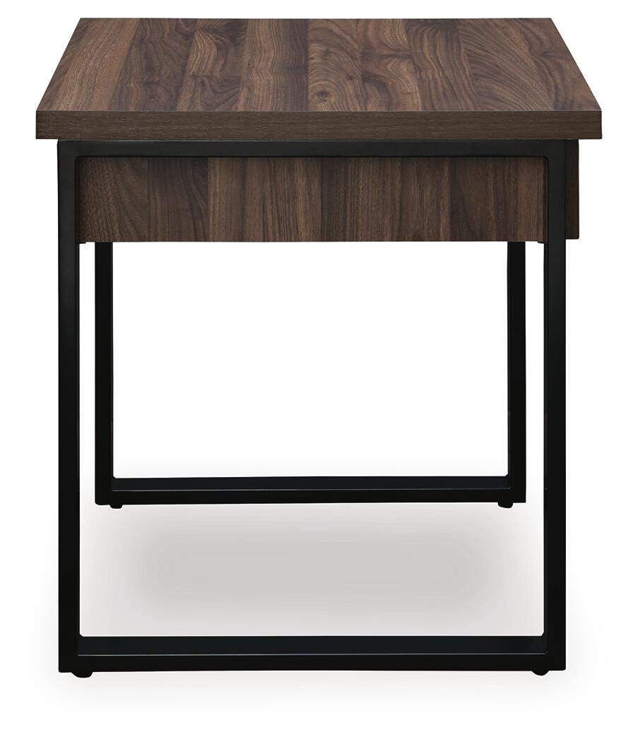 Wickman Falls Dark Brown End Table from Ashley - Luna Furniture