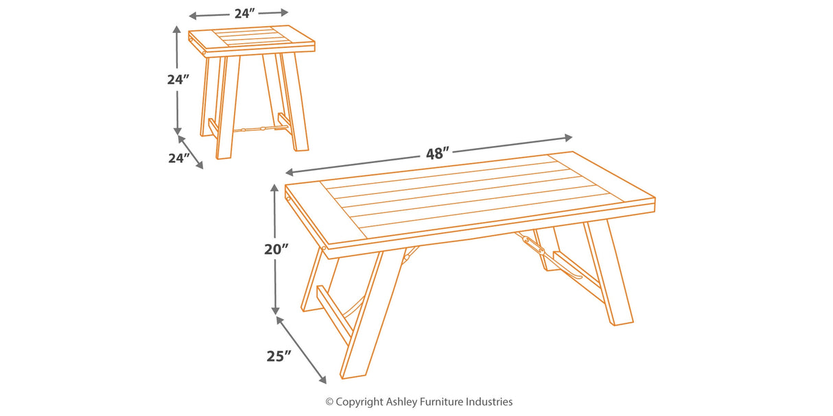 Noorbrook Black/Pewter Table from Ashley - Luna Furniture