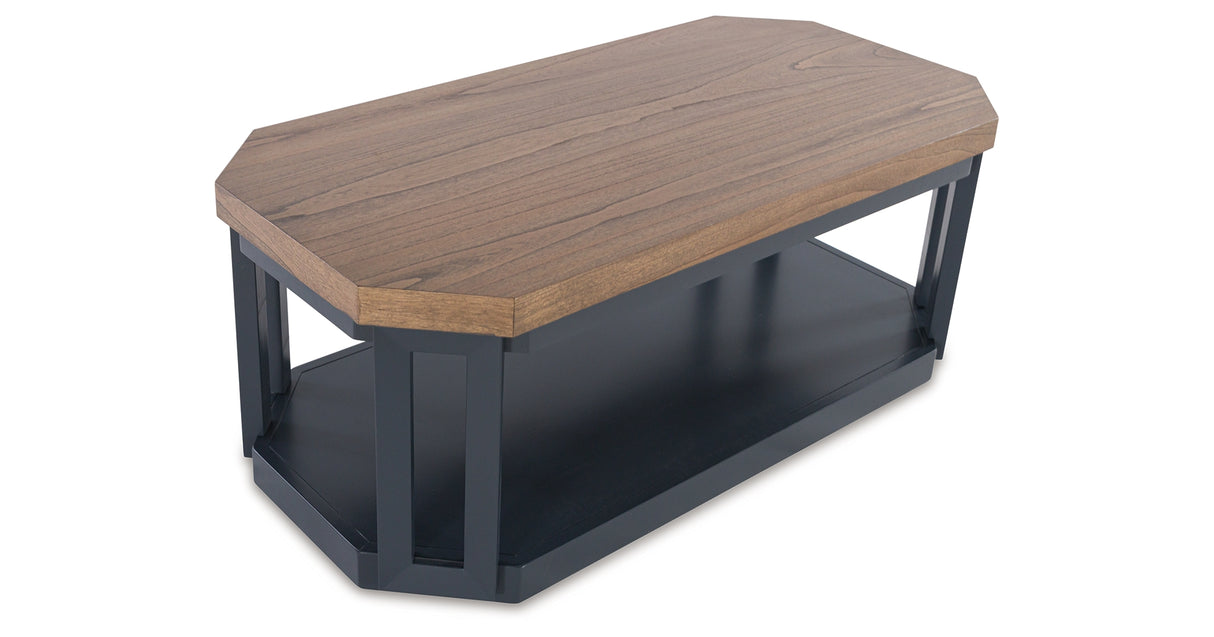 Landocken Brown/Blue Table from Ashley Furniture - Luna Furniture