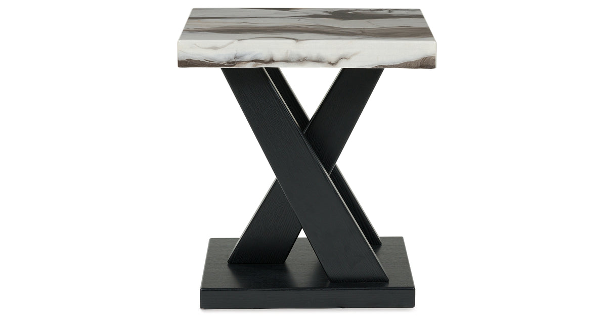 Cendill Dark Brown/White/Black Table (Set of 3) from Ashley - Luna Furniture