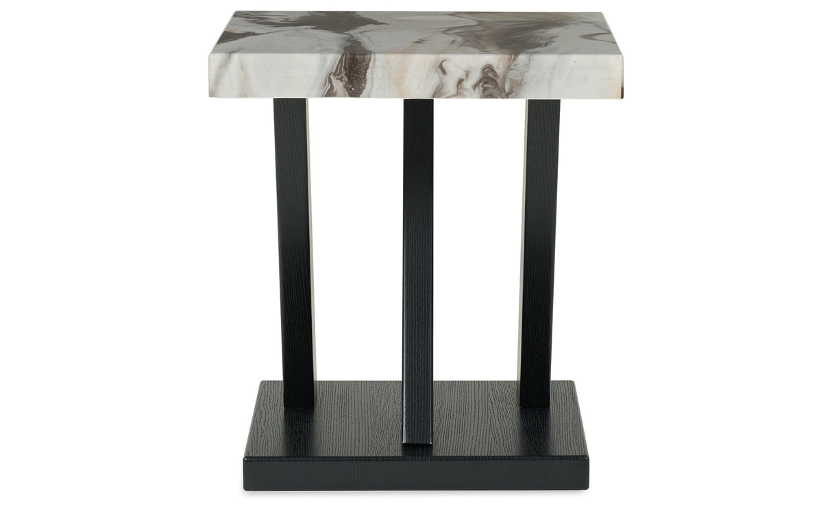 Cendill Dark Brown/White/Black Table (Set of 3) from Ashley - Luna Furniture