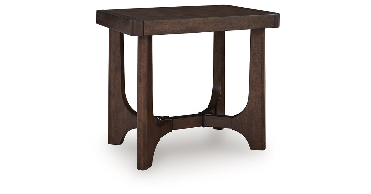Korestone Dark Brown End Table from Ashley - Luna Furniture