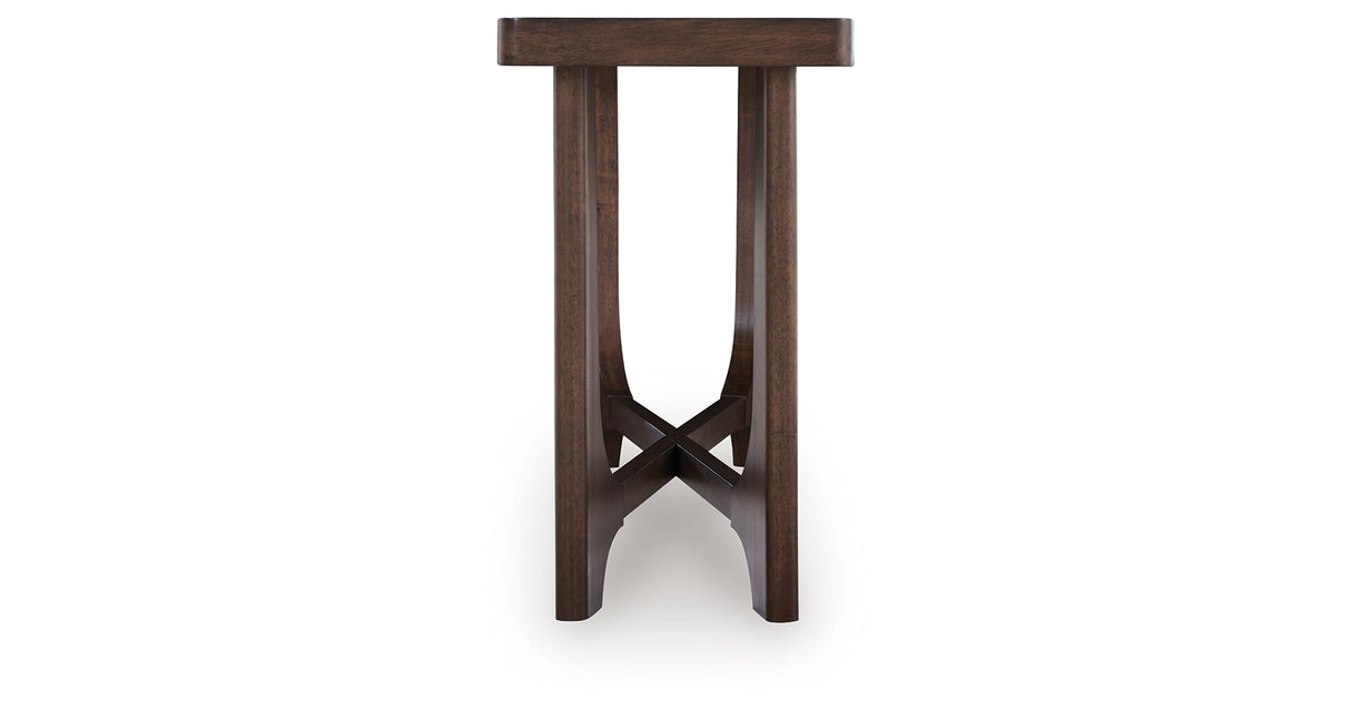 Korestone Dark Brown Sofa Table from Ashley Furniture - Luna Furniture