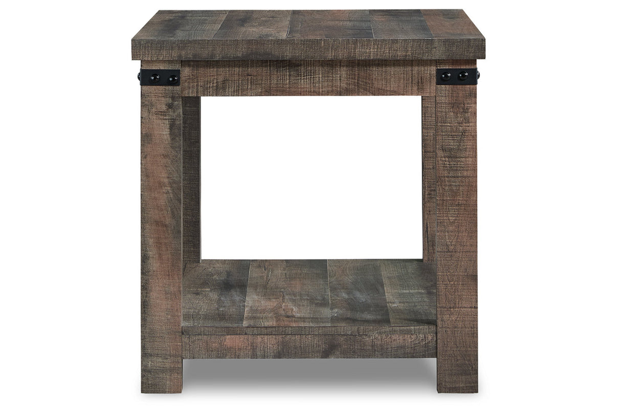 Hollum Rustic Brown Lift-top Coffee Table and 2 End Tables from Ashley - Luna Furniture