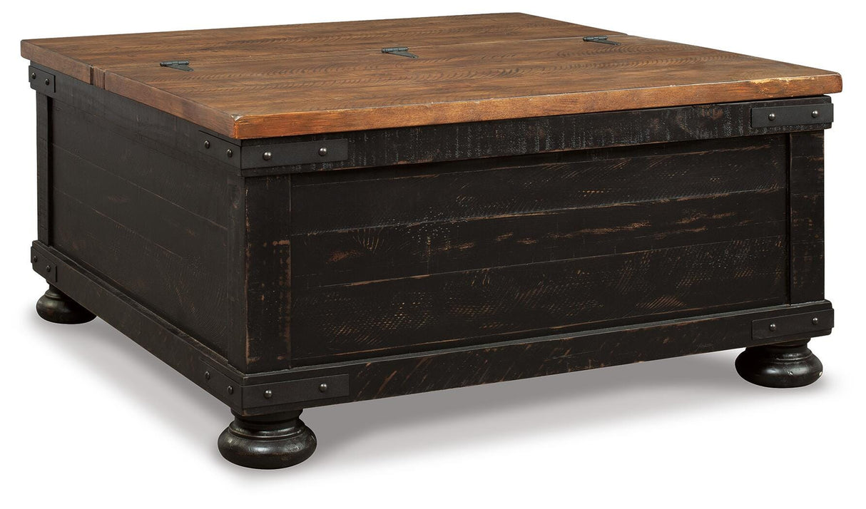 Valebeck Black/Brown Coffee Table and 2 End Tables from Ashley Furniture - Luna Furniture