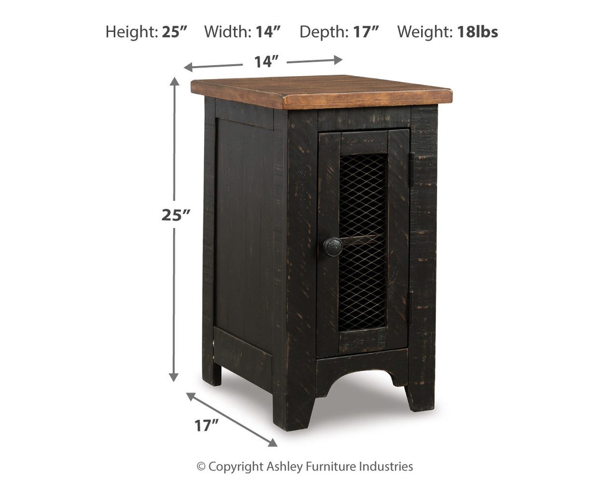 Valebeck 2 End Tables in Black/Brown from Ashley - Luna Furniture