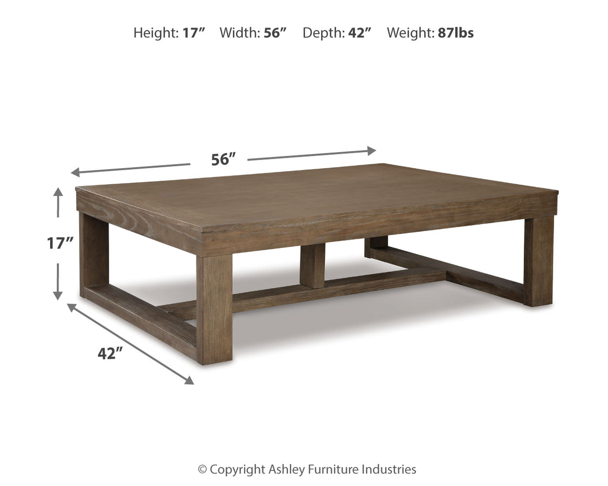 Cariton Coffee Table with 2 End Tables in Gray from Ashley Furniture - Luna Furniture