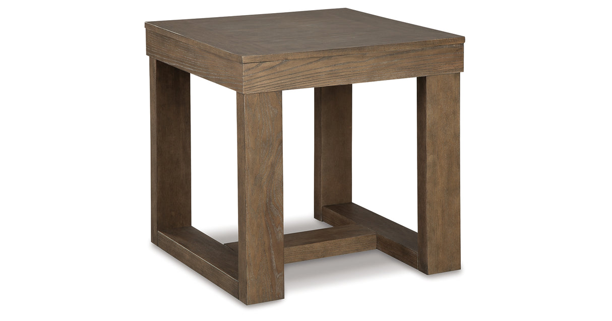 Cariton Coffee Table with 1 End Table in Gray from Ashley Furniture - Luna Furniture