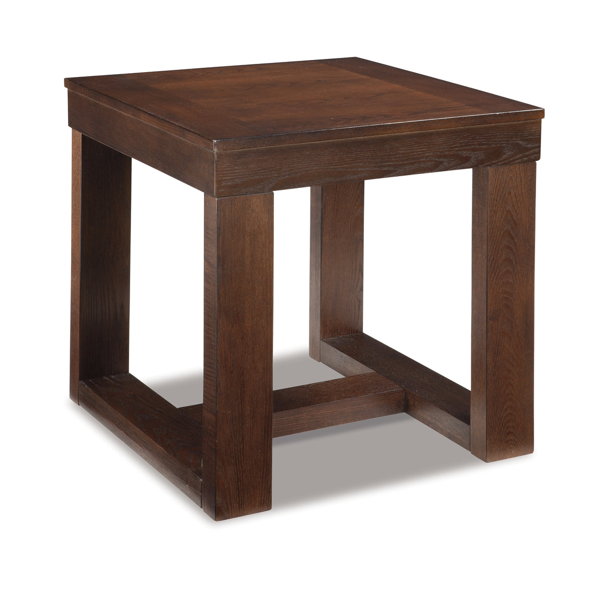 Watson Dark Brown Coffee Table and 2 End Tables with Console from Ashley - Luna Furniture