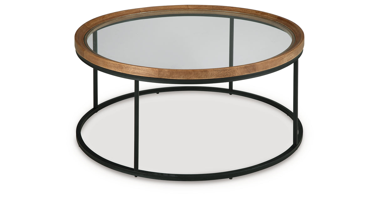 Noraluna Medium Brown Coffee Table from Ashley Furniture - Luna Furniture