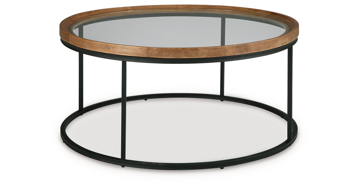 Noraluna Medium Brown Coffee Table from Ashley Furniture - Luna Furniture