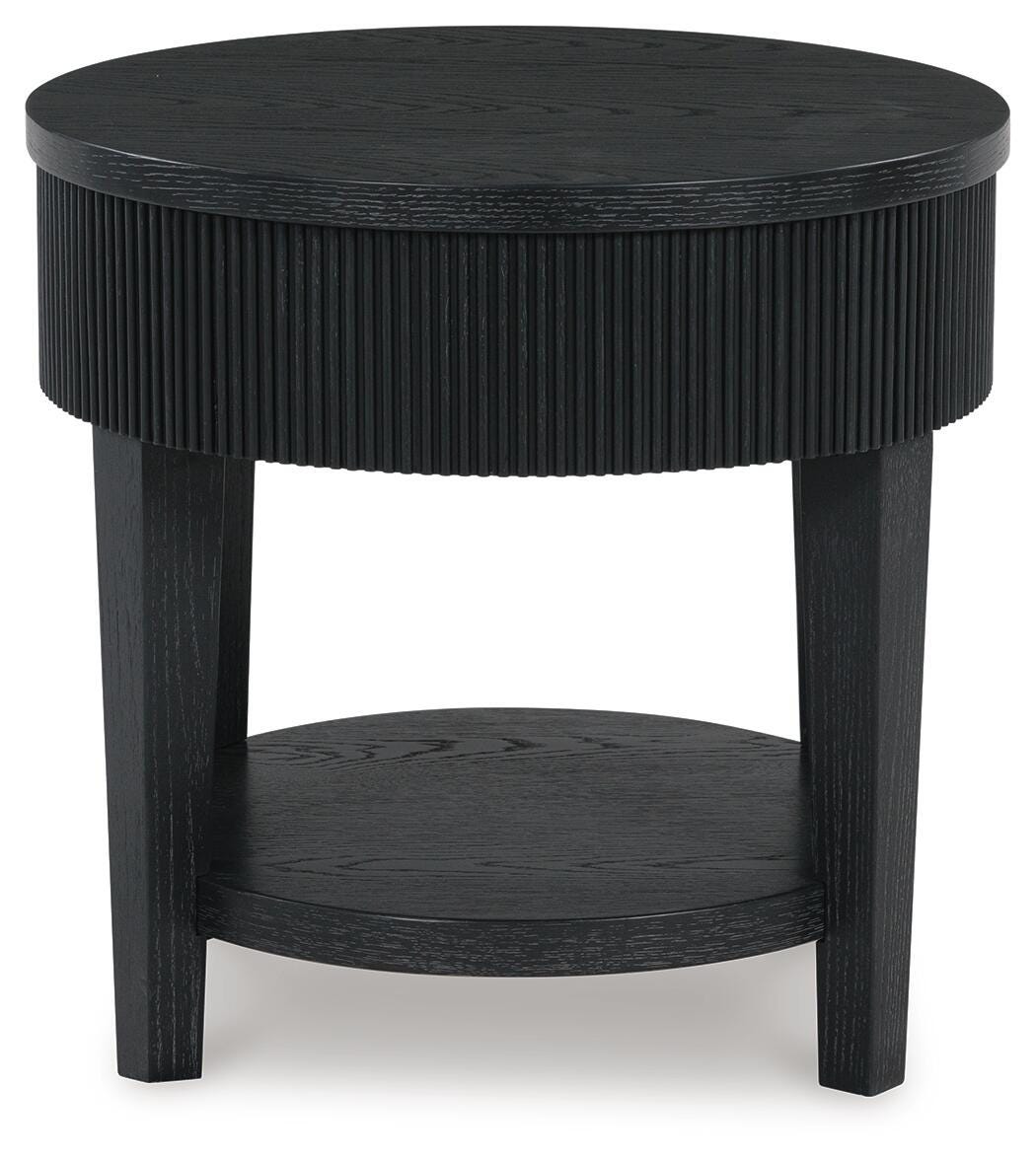 Marstream Black Coffee Table and End Table from Ashley - Luna Furniture