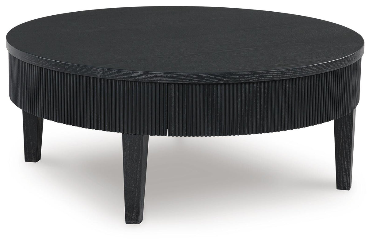 Marstream Black Coffee Table and End Table from Ashley - Luna Furniture