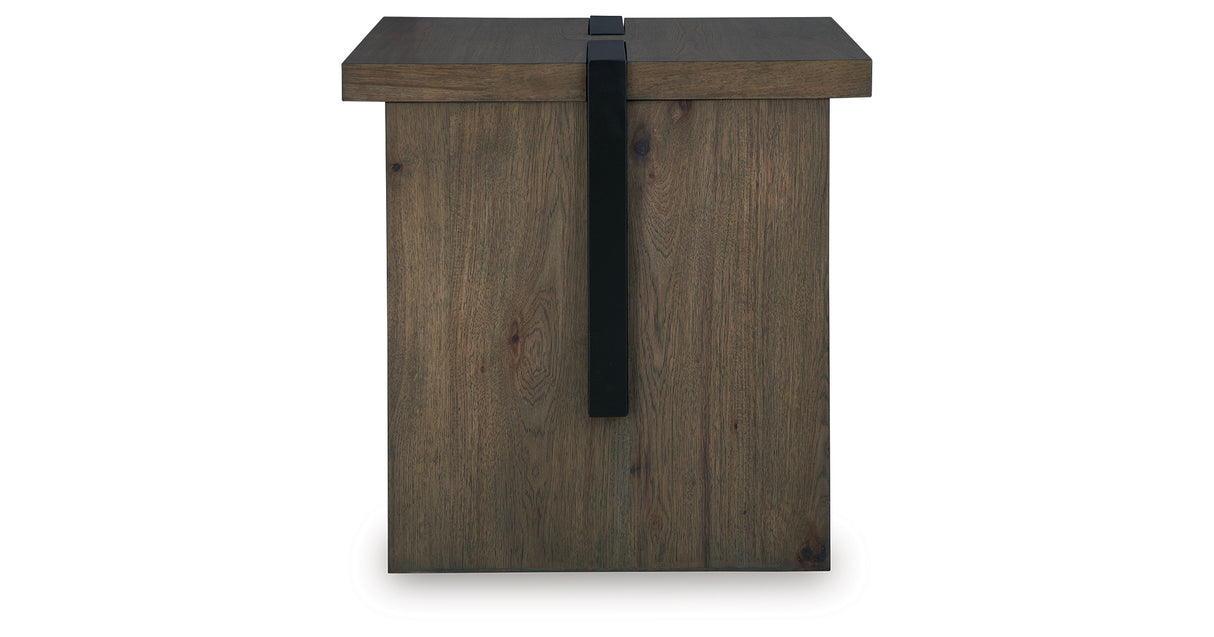 Kandinew Light Brown End Table from Ashley - Luna Furniture