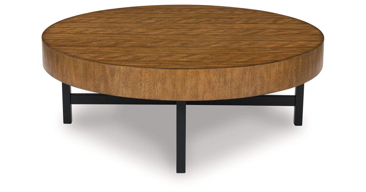 Steenlage Brown/Black Table (Set of 2) from Ashley - Luna Furniture
