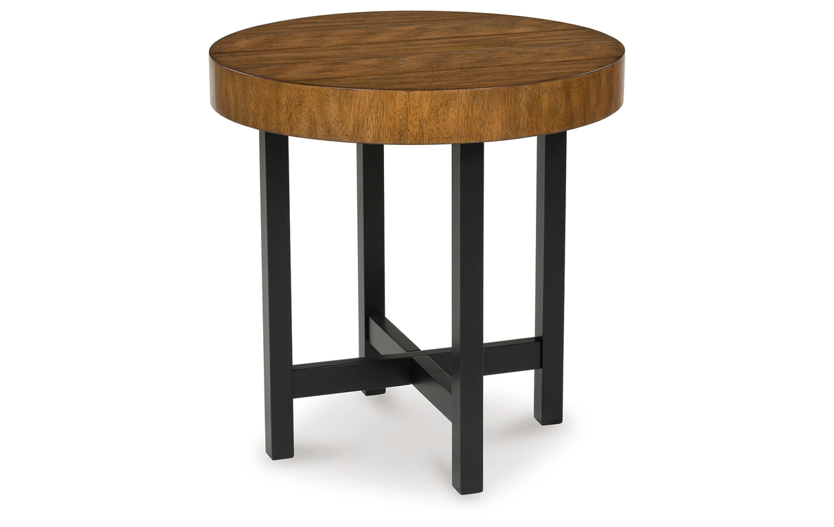 Steenlage Brown/Black Table (Set of 2) from Ashley - Luna Furniture