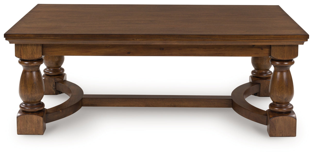 Sturlayne Brown Coffee Table and 2 End Tables from Ashley - Luna Furniture
