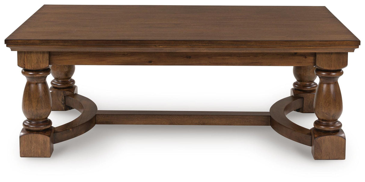 Sturlayne Brown Coffee Table and 2 End Tables from Ashley - Luna Furniture
