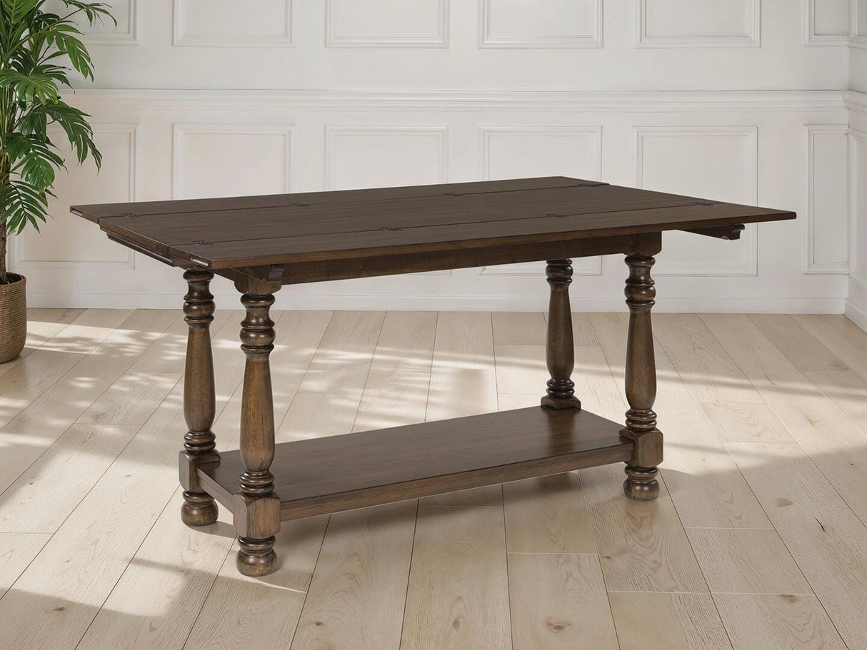 Sturlayne Brown Flip Top Sofa Table from Ashley Furniture - Luna Furniture