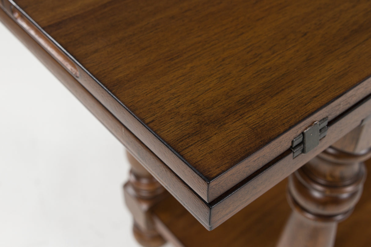 Sturlayne Brown Flip Top Sofa Table from Ashley - Luna Furniture