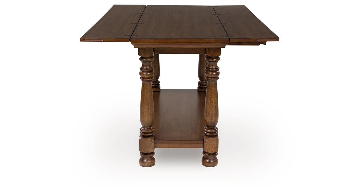 Sturlayne Brown Flip Top Sofa Table from Ashley - Luna Furniture