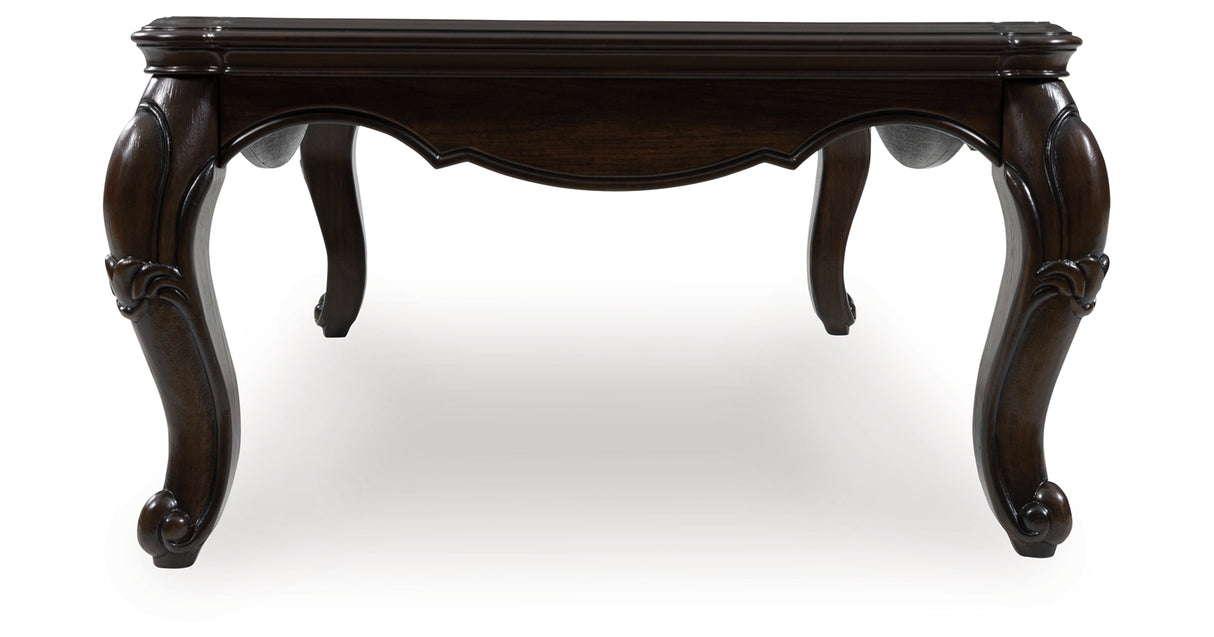 Maylee Dark Brown Coffee Table from Ashley - Luna Furniture