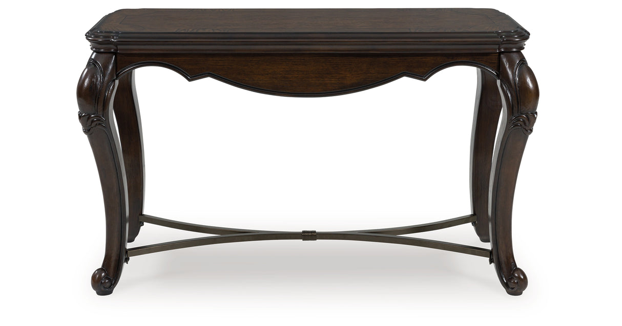 Maylee Dark Brown Sofa Table from Ashley - Luna Furniture