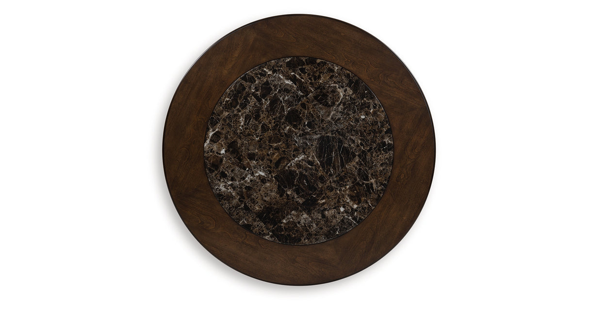 Frallyn Dark Brown Coffee Table from Ashley - Luna Furniture